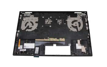 M00838-041 original HP keyboard incl. topcase DE (german) black/black with backlight