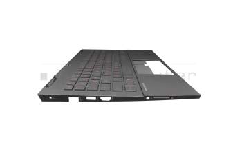 M00838-041 original HP keyboard incl. topcase DE (german) black/black with backlight