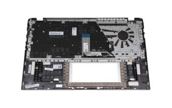 M08-L07-R05A-F02 original Asus keyboard incl. topcase DE (german) silver/silver with backlight