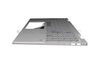 M45127-041 original HP keyboard incl. topcase DE (german) silver/silver