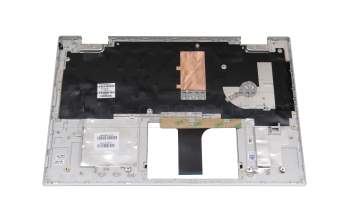M48854-041 original HP keyboard incl. topcase DE (german) silver/silver