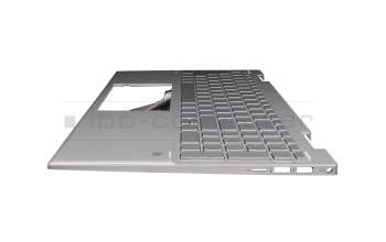 M48854-041 original HP keyboard incl. topcase DE (german) silver/silver