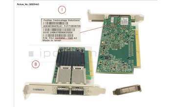 Fujitsu IB HCA 100GB 2 PORT EDR for Fujitsu Primergy CX2550 M2