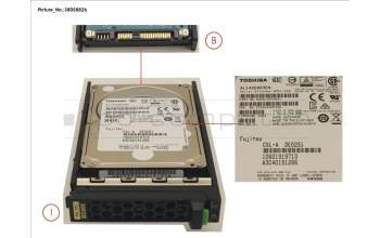 Fujitsu HD SAS 12G 300GB 10K 512N HOT PL 2.5\' EP for Fujitsu PrimeQuest 2800E3