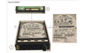 Fujitsu HD SAS 12G 600GB 10K 512N HOT PL 2.5\' EP for Fujitsu PrimeQuest 2400E3