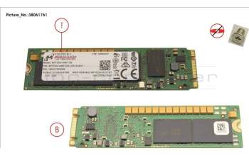 Fujitsu SSD SATA 6G 480GB M.2 N H-P for Fujitsu Primergy BX2580 M2