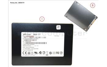 Fujitsu SSD S3 256GB 2.5 SATA (7MM) for Fujitsu Esprimo P556
