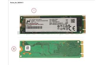 Fujitsu SSD S3 M.2 2280 512GB for Fujitsu Esprimo D957