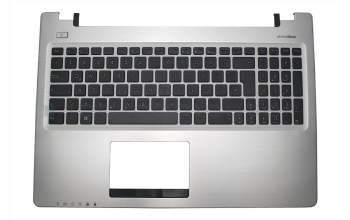 MP-12F56D0-5283W original Asus keyboard incl. topcase DE (german) black/silver