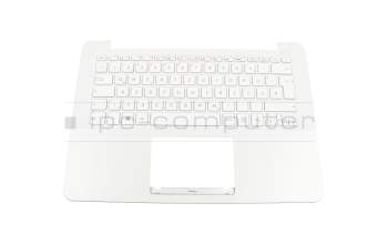 MP-13J66D0-5282 original Asus keyboard incl. topcase DE (german) white/white