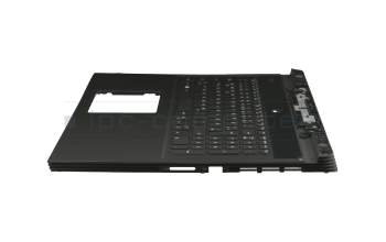 MSHVC7-BWU02 original Dell keyboard incl. topcase DE (german) black/black with backlight