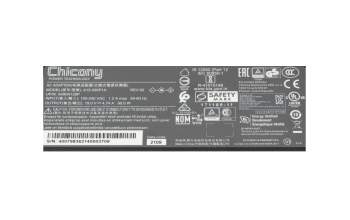 Medion Akoya E6215 original AC-adapter 90.0 Watt rounded