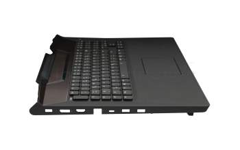 NBX0001HF00 original Lenovo keyboard incl. topcase DE (german) black/black with backlight