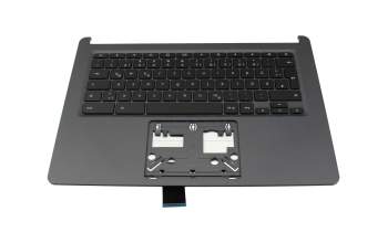 NKI11130LP original Acer keyboard incl. topcase DE (german) black/black
