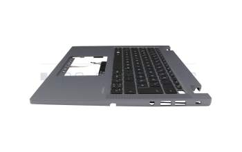 NKI13132AJ original Acer keyboard incl. topcase DE (german) black/silver with backlight