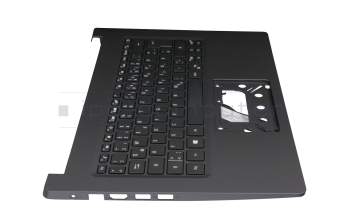 NKI131705E original Acer keyboard incl. topcase DE (german) black/black