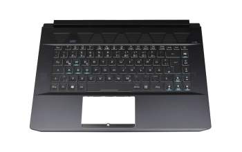 NKI14170NM original Acer keyboard incl. topcase DE (german) black/transparent/black with backlight