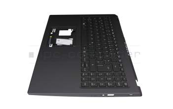 NKI151310N original Acer keyboard incl. topcase DE (german) black/black with backlight