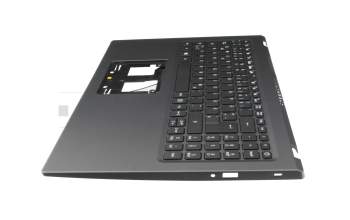 NKI151311L original Acer keyboard incl. topcase DE (german) black/black