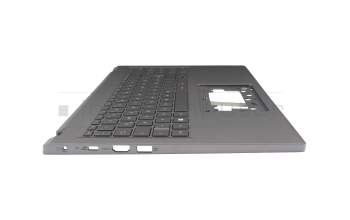 NKI151320E original Acer keyboard incl. topcase DE (german) silver/silver with backlight
