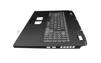 NKI15170QS original Acer keyboard incl. topcase DE (german) black/white/black with backlight