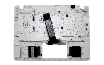 NSK-T72SW 0G original Acer keyboard incl. topcase DE (german) white/white