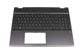 NSK-XR0SW original HP keyboard incl. topcase DE (german) black/black