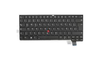 NSK-ZA8BT original Lenovo keyboard DE (german) black/black with mouse-stick