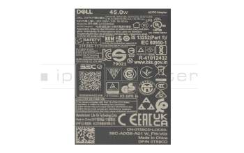 OJFC9P original Dell USB-C GaN-AC-adapter 45.0 Watt small Small Slim