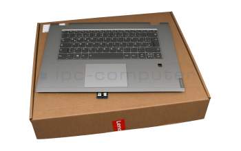 PC4CB-GE original Laiboa keyboard incl. topcase DE (german) grey/silver with backlight