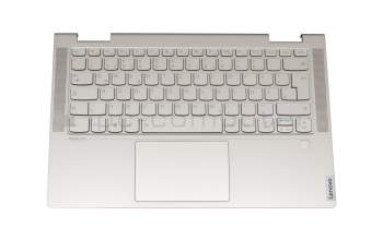 PD4SB-GR original keyboard incl. topcase DE (german) silver/silver with backlight