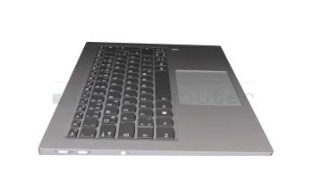 PK09000GT00 original LCFC keyboard incl. topcase DE (german) grey/silver with backlight