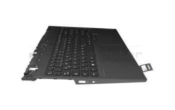 PK09000PH00 original Lenovo keyboard incl. topcase DE (german) black/black with backlight
