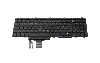 PK1313M1A11 original Dell keyboard DE (german) black/black with mouse-stick