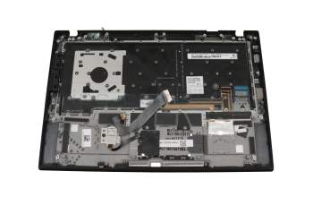 PK1316R1B23 original Lenovo keyboard incl. topcase ES (spanish) black/black with backlight and mouse-stick