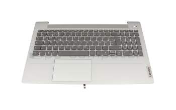 PK131K72B20 original Lenovo keyboard incl. topcase DE (german) anthracite/silver with backlight fingerprint
