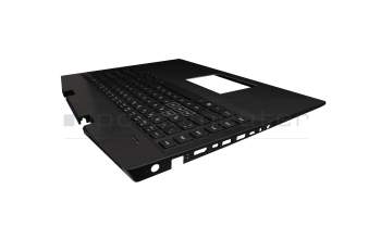 PK132K02B10 original HP keyboard incl. topcase DE (german) black/black with backlight