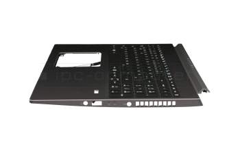 PK132K72A11 original Chicony keyboard incl. topcase DE (german) black/black with backlight