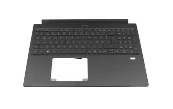 PK132T51A13 original Acer keyboard incl. topcase DE (german) black/black with backlight