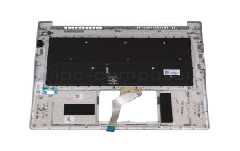 PK132WG1C13 Rev:01 original Acer keyboard incl. topcase DE (german) silver/silver with backlight