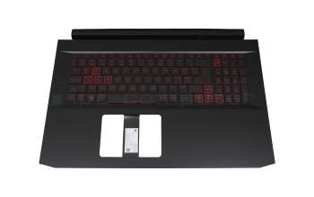 PK133361A14 original Acer keyboard incl. topcase CH (swiss) black/red/black with backlight GTX1650