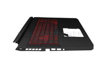 PK133361A14 original Acer keyboard incl. topcase CH (swiss) black/red/black with backlight GTX1650