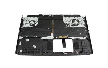 PK133AU1D14 original Acer keyboard incl. topcase CH (swiss) black/black with backlight
