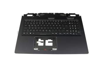 PK133MQ1A13 original Acer keyboard incl. topcase DE (german) black/black with backlight