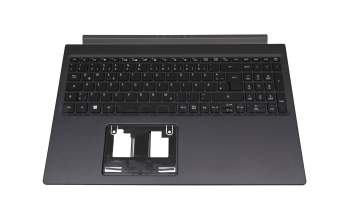 PK133N42A13 original Acer keyboard incl. topcase DE (german) black/black with backlight