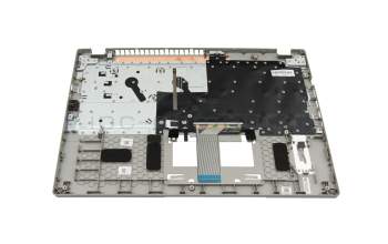 PK133RJ1A13 original Acer keyboard incl. topcase DE (german) black/grey with backlight