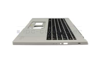 PK133RJ1A13 original Acer keyboard incl. topcase DE (german) black/grey with backlight