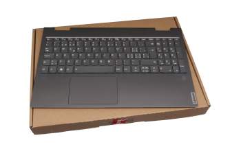 PP5VB-SW original Lenovo keyboard incl. topcase CH (swiss) grey/grey with backlight