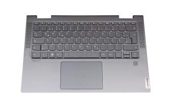 PR4SB-GE original Lenovo keyboard incl. topcase DE (german) grey/grey with backlight