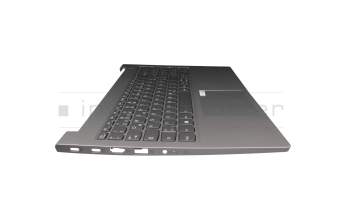 PR5SB-GE original Lenovo keyboard incl. topcase DE (german) silver/grey with backlight